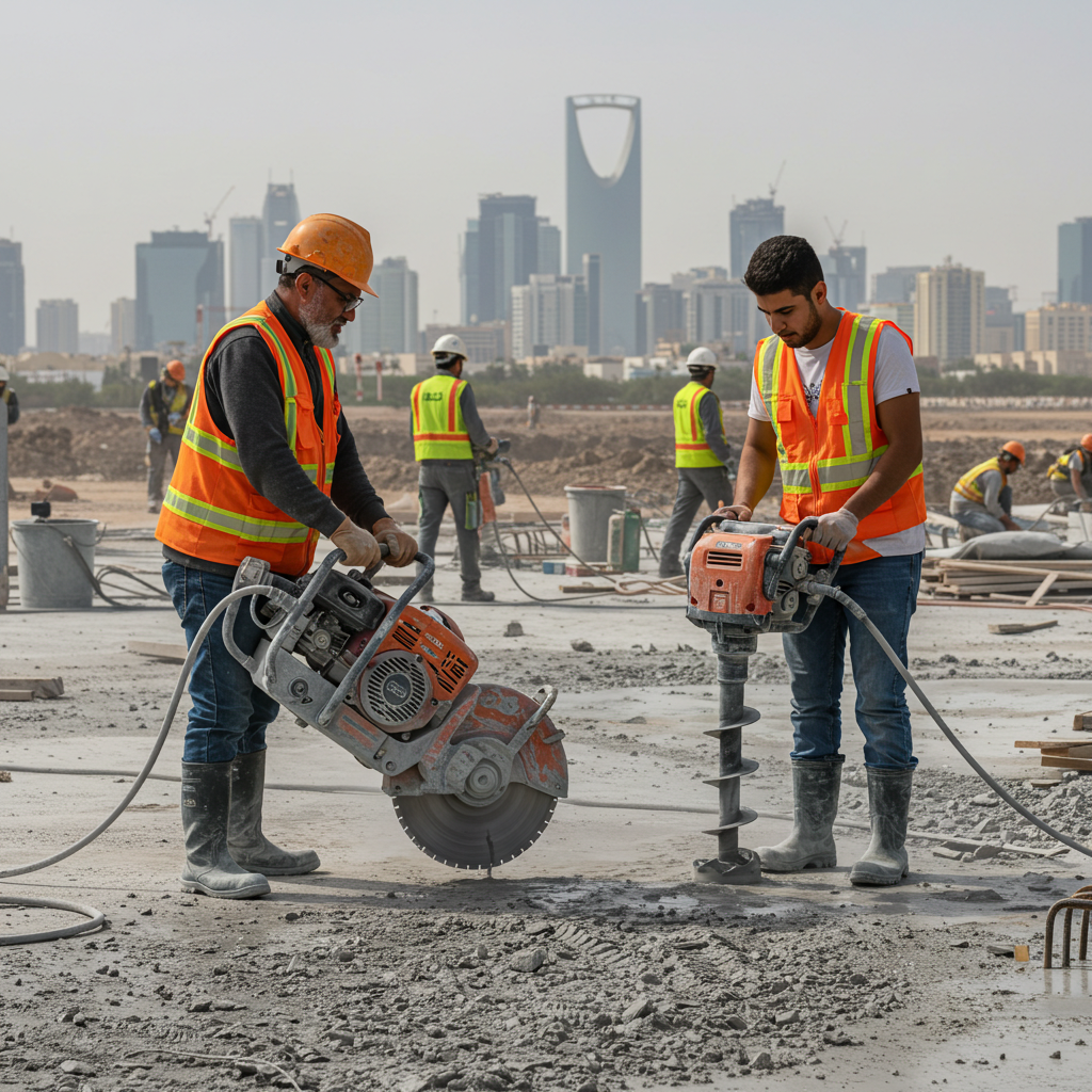 قص وتخريم فتحات التهويه بالرياض