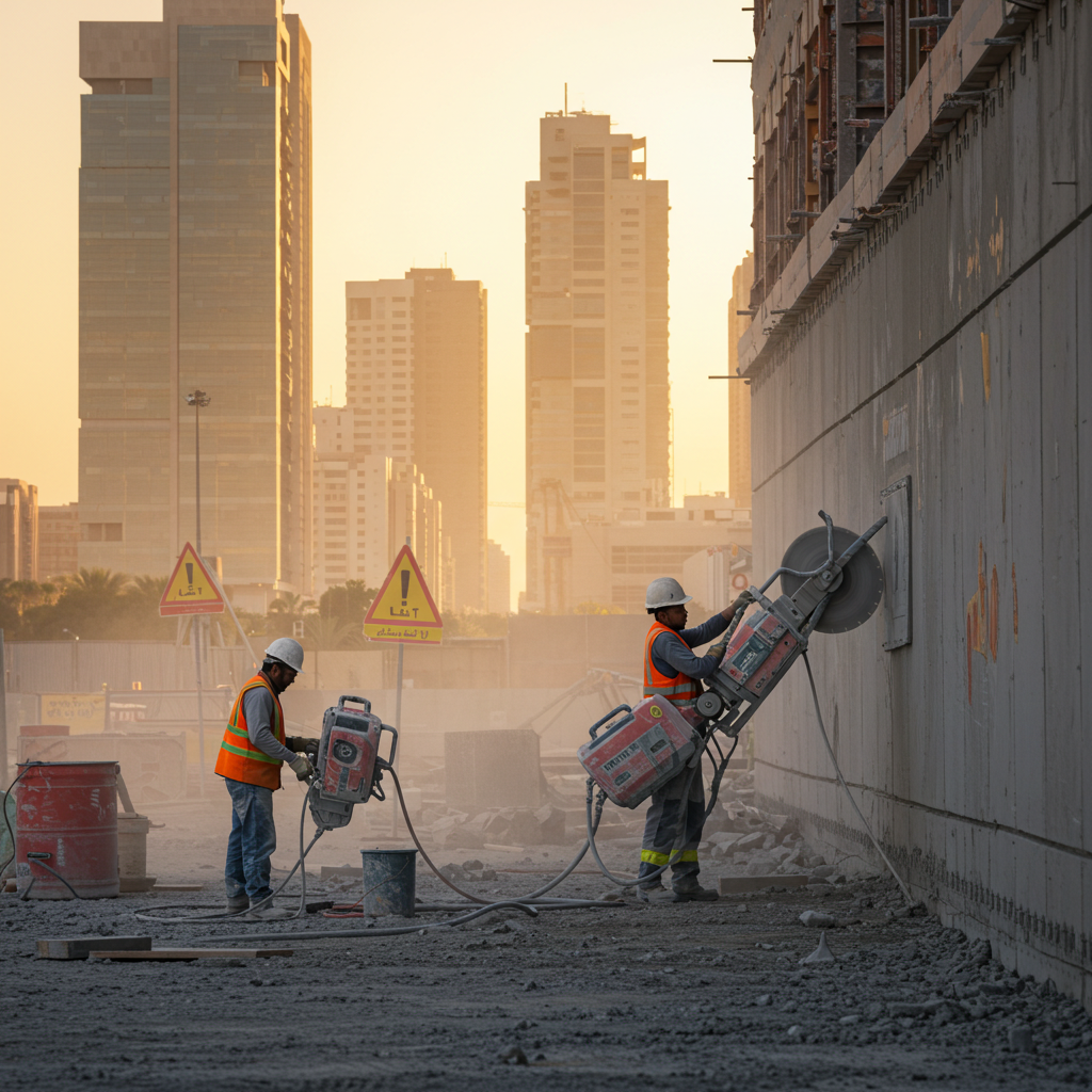شركة فتحات كور وقص خرسانة بالرياض