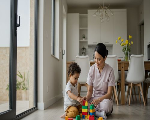حاضنة اطفال تجي للبيت الدمام
